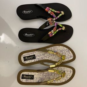 Two Pairs Of Grandco Sandals